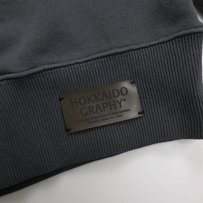 HKDGRP "LEATHER EMBLEM" CREW SWEAT