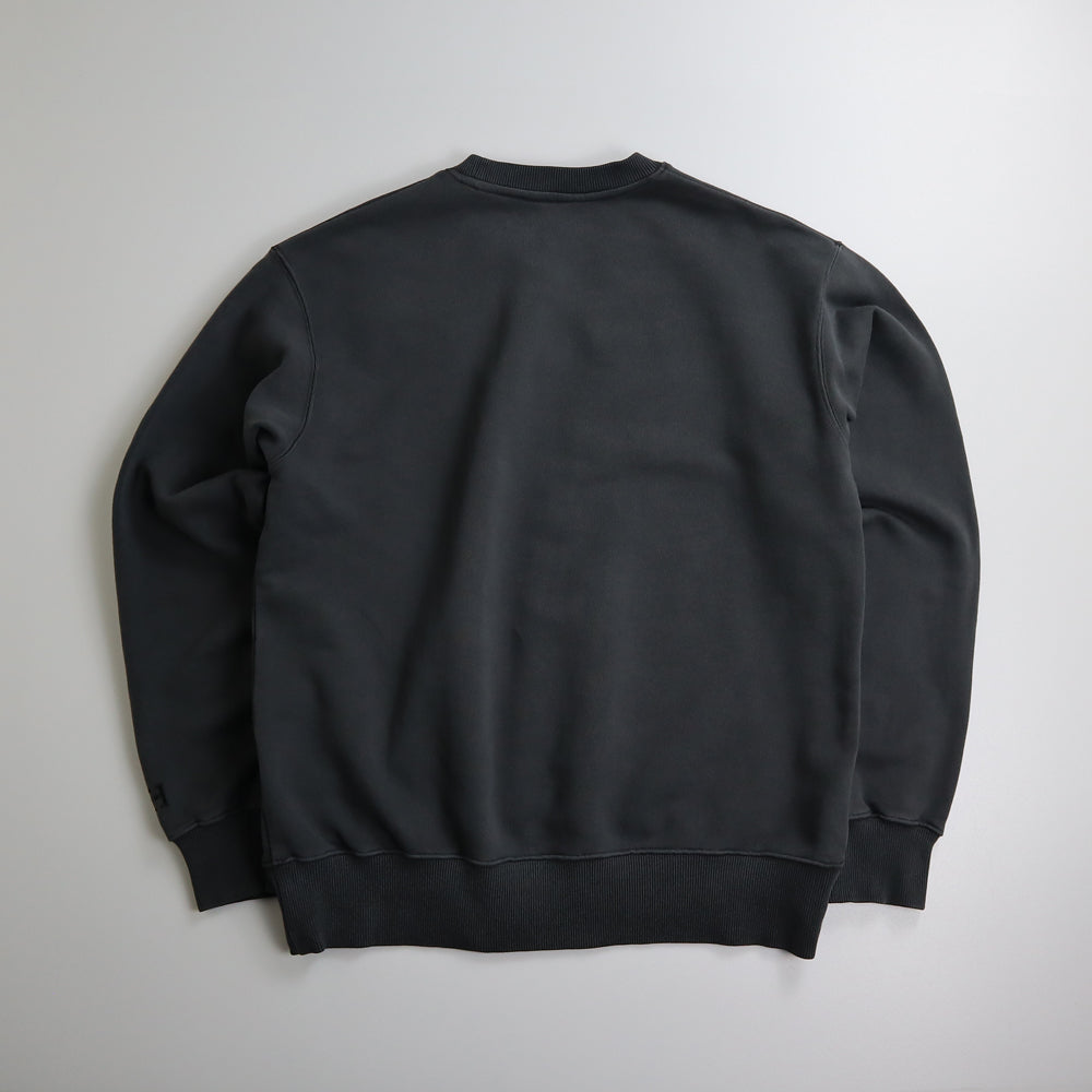 HKDGRP "LEATHER EMBLEM" CREW SWEAT