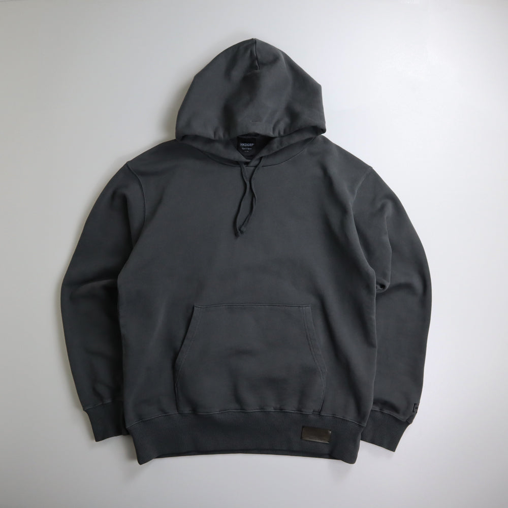 HKDGRP "LEATHER EMBLEM" HOODIE