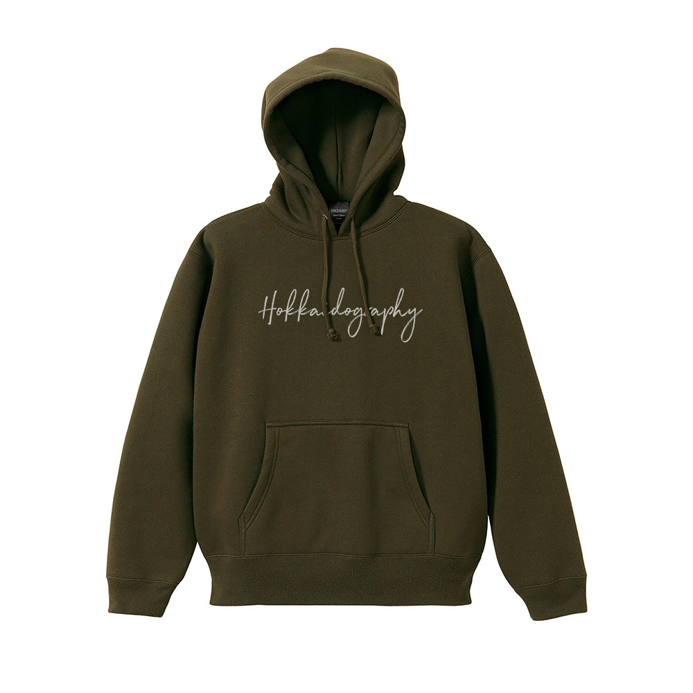 "SCRIPT HKDGRP" HOODIE